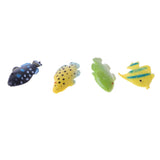 Maxbell 24pcs Plastic Marine Animals Fish & Turtle Models KidsToy Party Bag Fillers