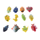 Maxbell 24pcs Plastic Marine Animals Fish & Turtle Models KidsToy Party Bag Fillers