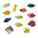 Maxbell 24pcs Plastic Marine Animals Fish & Turtle Models KidsToy Party Bag Fillers