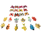 Maxbell Maxbell Lots of 24 Pieces PVC Fish Butterfly Models Figures Kids Educational Toy Party Bag Fillers