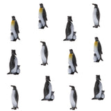 Maxbell Maxbell 12Pcs Plastic Penguin Toys Ocean Animal Model Figures Educational Toys Figure Home Decor