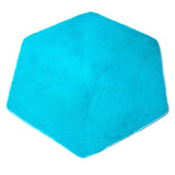 Maxbell Soft Plush Kids Tent Carpet Rug Pad Bedroom Cushion - Hexagonal Blue 2x
