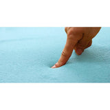 Maxbell Soft Plush Kids Tent Carpet Rug Pad Bedroom Cushion - Hexagonal Blue 2x