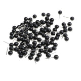 Maxbell 200 Pieces Black Glass Eyes Kits for Needle Felting Bear Dolls Toy 4mm & 5mm