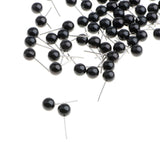 Maxbell 200 Pieces Black Glass Eyes Kits for Needle Felting Bear Dolls Toy 4mm & 5mm