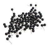 Maxbell 200 Pieces Black Glass Eyes Kits for Needle Felting Bear Dolls Toy 4mm & 5mm