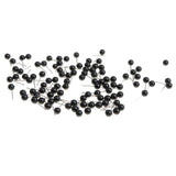 Maxbell 200 Pieces Black Glass Eyes Kits for Needle Felting Bear Dolls Toy 4mm & 5mm