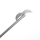 Maxbell Maxbell 3 Pieces Stainless Steel Lab Chemical Stirring Paddle Laboraory Glassware