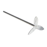 Maxbell Maxbell 3 Pieces Stainless Steel Lab Chemical Stirring Paddle Laboraory Glassware
