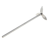 Maxbell Maxbell 3 Pieces Stainless Steel Lab Chemical Stirring Paddle Laboraory Glassware