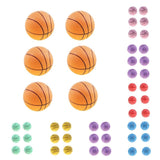 Maxbell 6PCS 2.5'' Rubber Bouncy Balls EVA Jumping Ball Party Bag Fillers Toy Blue - Aladdin Shoppers