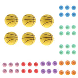 Maxbell 6PCS 2.5'' Rubber Bouncy Balls EVA Jumping Ball Party Bag Fillers Toy Blue - Aladdin Shoppers