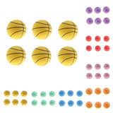 Maxbell 6PCS 2.5'' Rubber Bouncy Balls EVA Jumping Ball Party Bag Fillers Toy Blue - Aladdin Shoppers