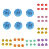 Maxbell 6PCS 2.5'' Rubber Bouncy Balls EVA Jumping Ball Party Bag Fillers Toy Blue - Aladdin Shoppers