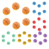 Maxbell 6PCS 2.5'' Rubber Bouncy Balls EVA Jumping Ball Party Bag Fillers Toy Blue - Aladdin Shoppers