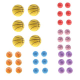 Maxbell 6PCS 2.5'' Rubber Bouncy Balls EVA Jumping Ball Party Bag Fillers Toy Blue - Aladdin Shoppers