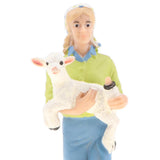 Maxbell 2Pcs Simulation People Model Figure Farmer Peasant Toy - Farmer with Animal