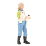Maxbell 2Pcs Simulation People Model Figure Farmer Peasant Toy - Farmer with Animal