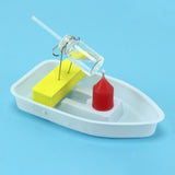 Maxbell Novel Steam Candle Powered Boat Steamships Vehicle Toy Kids Student Physics Learning Science Gadget DIY Assembly Kits - Aladdin Shoppers