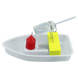Maxbell Novel Steam Candle Powered Boat Steamships Vehicle Toy Kids Student Physics Learning Science Gadget DIY Assembly Kits - Aladdin Shoppers