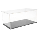 Maxbell 2pcs Clear Acrylic Display Box Case Model Figure Display Dustproof 20x12x9cm