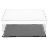 Maxbell 4PCS Clear Acrylic Display Box Case Model Figure Display Dustproof 20x12x9cm
