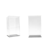 Maxbell 2pcs Clear Acrylic Display Box Case Model Figure Display Dustproof for Model