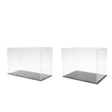 Maxbell 2pcs Clear Acrylic Display Box Case Model Figure Display Dustproof Box
