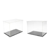 Maxbell 2pcs Clear Acrylic Display Box Case Model Figure Display Dustproof Box