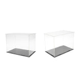 Maxbell 2pcs Clear Acrylic Display Box Case Model Figure Display Dustproof Box