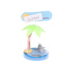 Maxbell Maxbell Solar Powered Dancing Ornament  Fish with Coconut Palm Flip Flap Toy Grey