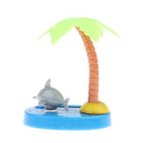 Maxbell Maxbell Solar Powered Dancing Ornament  Fish with Coconut Palm Flip Flap Toy Grey