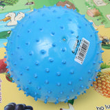 2 Pieces 9 Inch Kids Knobby Bouncy Ball Yoga Massage Spiky Sensory Ball 02