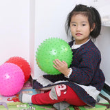 2 Pieces 9 Inch Kids Knobby Bouncy Ball Yoga Massage Spiky Sensory Ball 02