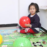 2 Pieces 9 Inch Kids Knobby Bouncy Ball Yoga Massage Spiky Sensory Ball 03