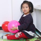 2 Pieces 9 Inch Kids Knobby Bouncy Ball Yoga Massage Spiky Sensory Ball 03