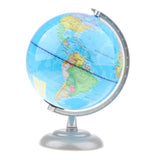 Maxbell Maxbell 20cm Metal Base GeographyEarth Ocean World Map Globe on Swivel Stand with Light Desktop Ornament Educational Toy