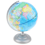 Maxbell Maxbell 20cm Metal Base GeographyEarth Ocean World Map Globe on Swivel Stand with Light Desktop Ornament Educational Toy