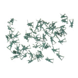 Maxbell 200 Pieces 4cm PP Toy Men figures  Men Accessories  Green