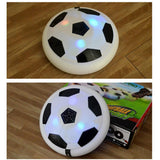 Maxbell Maxbell Novel LED Bright Light Air Power Soccer Disc Suspension Footable Flying Drift Kids Indoor Educational Toy 14cm Diameter