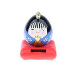 Maxbell Maxbell Cute Solar Powered Swinging Praying Doll Bobbling Toy Auto Home Decor #D