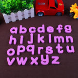 Maxbell Maxbell 26pcs EVA Magnetic Alphabet Fridge Magnet Stickers Kids Toy Purple