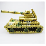 Maxbell Metal  Shell Artillery + Tank Model Metalwork Home Decor Collectibles
