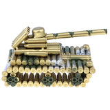 Maxbell Metal  Shell Artillery + Tank Model Metalwork Home Decor Collectibles