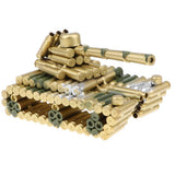 Maxbell Metal  Shell Artillery + Tank Model Metalwork Home Decor Collectibles