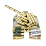 Maxbell Metal  Shell Artillery + Tank Model Metalwork Home Decor Collectibles