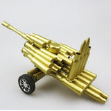 Maxbell Metal  Shell Artillery + Tank Model Metalwork Home Decor Collectibles