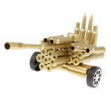 Maxbell Metal  Shell Artillery + Tank Model Metalwork Home Decor Collectibles