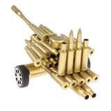 Maxbell Metal  Shell Artillery + Tank Model Metalwork Home Decor Collectibles