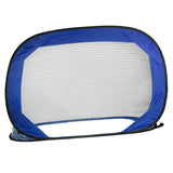 Maxbell Kids Portable Soccer Goal Mini Football Gate Outdoor Sport Training - Blue